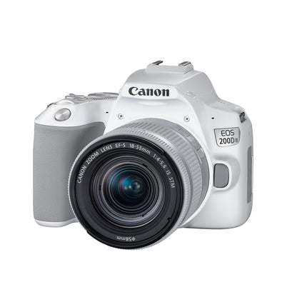 Canon EOS 200D II DSLR  Camera with EF-S 18-55mm f/4-5.6 IS STM Lens Kit, 24.1MP APS-C CMOS Sensor DIGIC 8 Processor, 4K UHD Video, Wi-Fi & Bluetooth, Touch Screen LCD Display, Image Stabilizer, Creative Assist & Filters