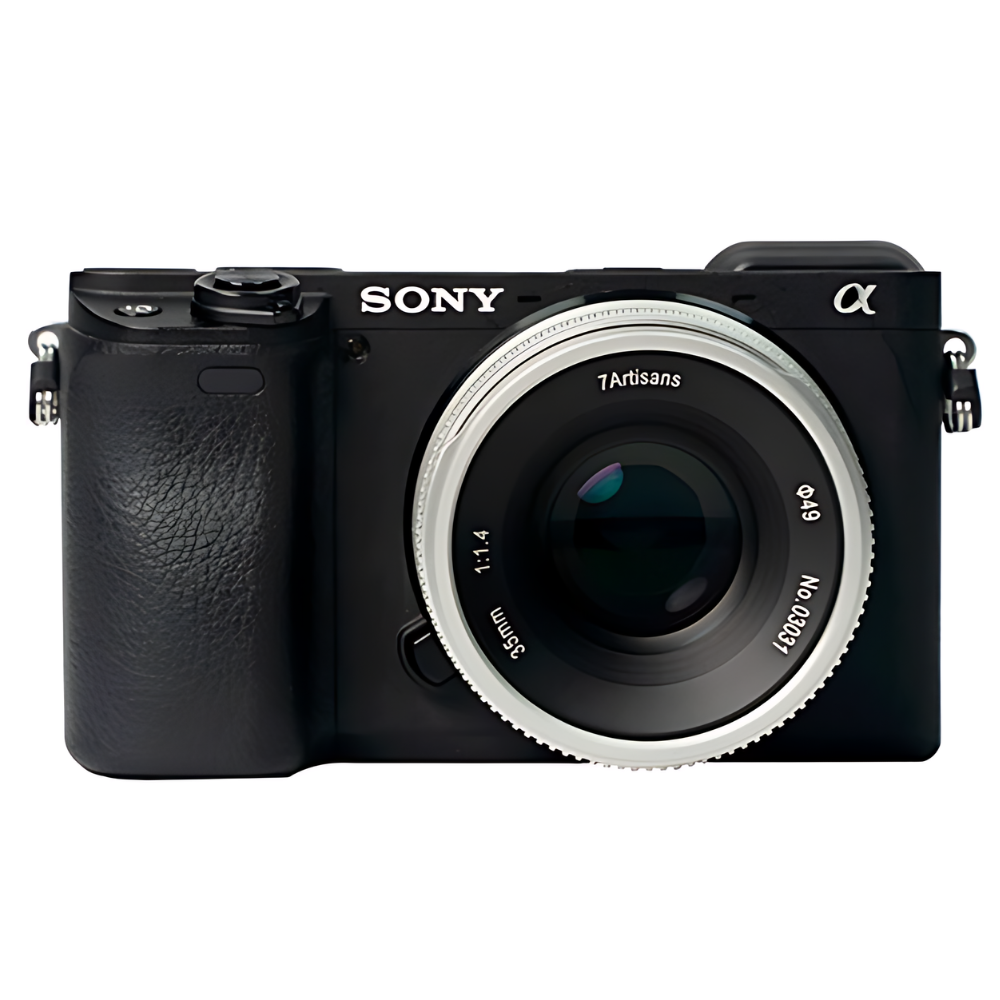 7Artisans 35mm F/1.4 APS-C Format Sony E Mount Compact Portrait Prime Lens MF Manual Focus for Mirrorless Cameras | Black Silver