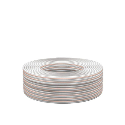 [CLEARANCE] Vention 100 Meters Hifi Audio Engineering Speaker Copper Cable with 5.2mm x 10.4mm size 400 Core 1200 - 1800W, Double Shielded with Noise Cancelling Function for Home Theater, Karaoke, Live Concert and Cinema | BJCTAD
