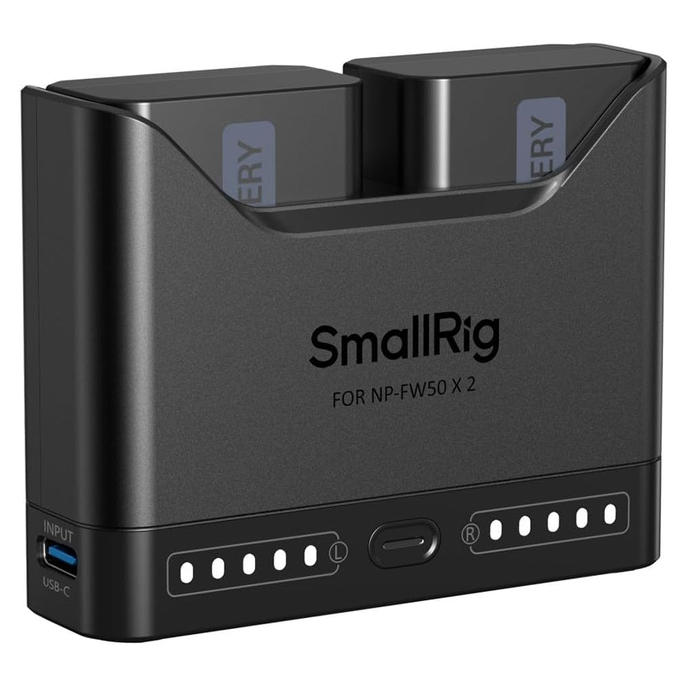 SmallRig NP-FZ100 / LP-E6NH / EN-EL15C / DMW-BLK22 / NP-FW50 Camera Battery Charger Kit
