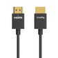 SmallRig 1m Ultra-Slim 4K HDMI Data Cable for DSLR Cameras, Field Monitors, Wireless Video Transmitter & Receiver and Other Devices with Full-Sized HDMI Port | 4794