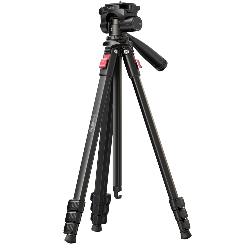 SmallRig Video Tripod with Fluid Head for Mirrorless Cameras Smartphones and Action Cameras | 5474