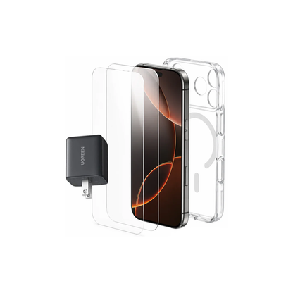 UGREEN 3-in-1 Accessory Kit for iP 17 / iP 17 Pro 30W GaN USB-C PD Fast Charger