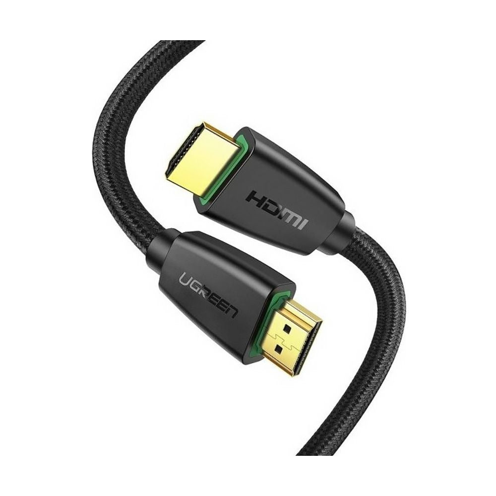 UGREEN 10m/ 15m 4K 60Hz HDMI 2.0 Male to Male Nylon Braided Video Cable with 18Gbps Data Transfer for Monitors, TV, Desktop, PC, Computer, Laptop