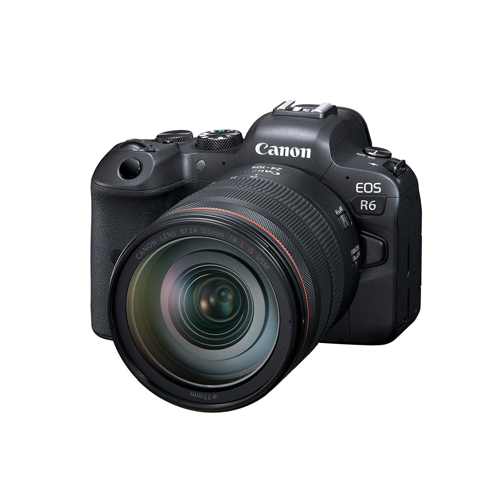 Canon EOS R6 Mirrorless Digital Camera with RF 24-105mm f/4L IS USM, 24-105mm f/4-7.1 IS STM Lens, 20MP Full-frame CMOS Sensor DIGIC X Processor, 4K UHD Video, In-Body & Optical Image Stabilizer, Touch Screen LCD Display, Wi-Fi & Bluetooth