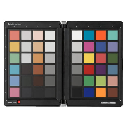 Datacolor Spyder Checkr Professiol 48 Color Chart and Calibration Tool with 2 Interchangeable Target Cards in a Hard Case for Digital Camera Photography and Studio Equipment | SCK100