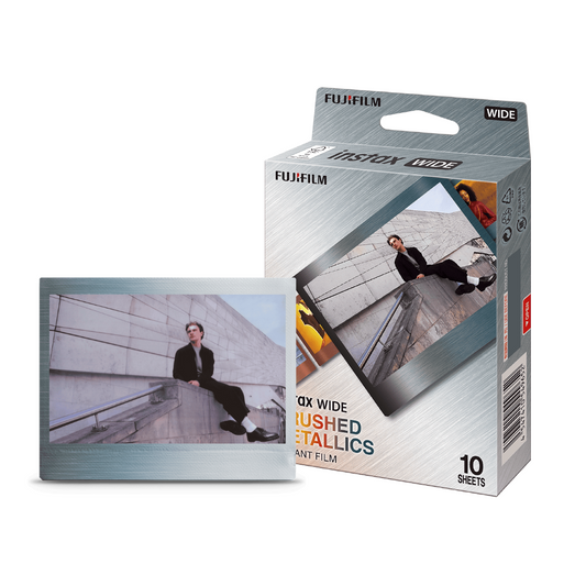 Fujifilm Instax Wide Brushed Metallics Film (10 Sheets) Single Pack for Instant Camera
