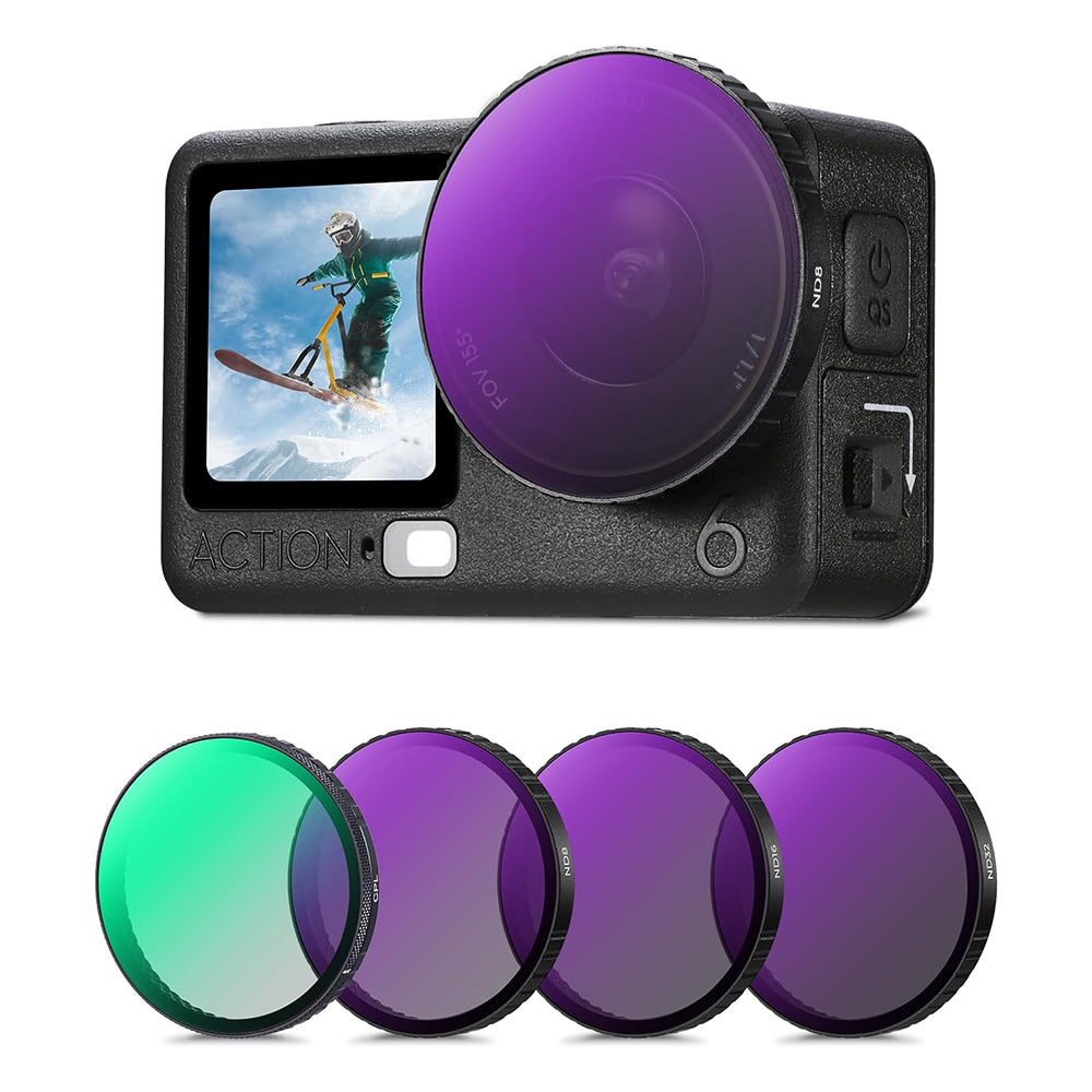 K&F Concept Snap-On Filter Set for DJI Osmo Action 6