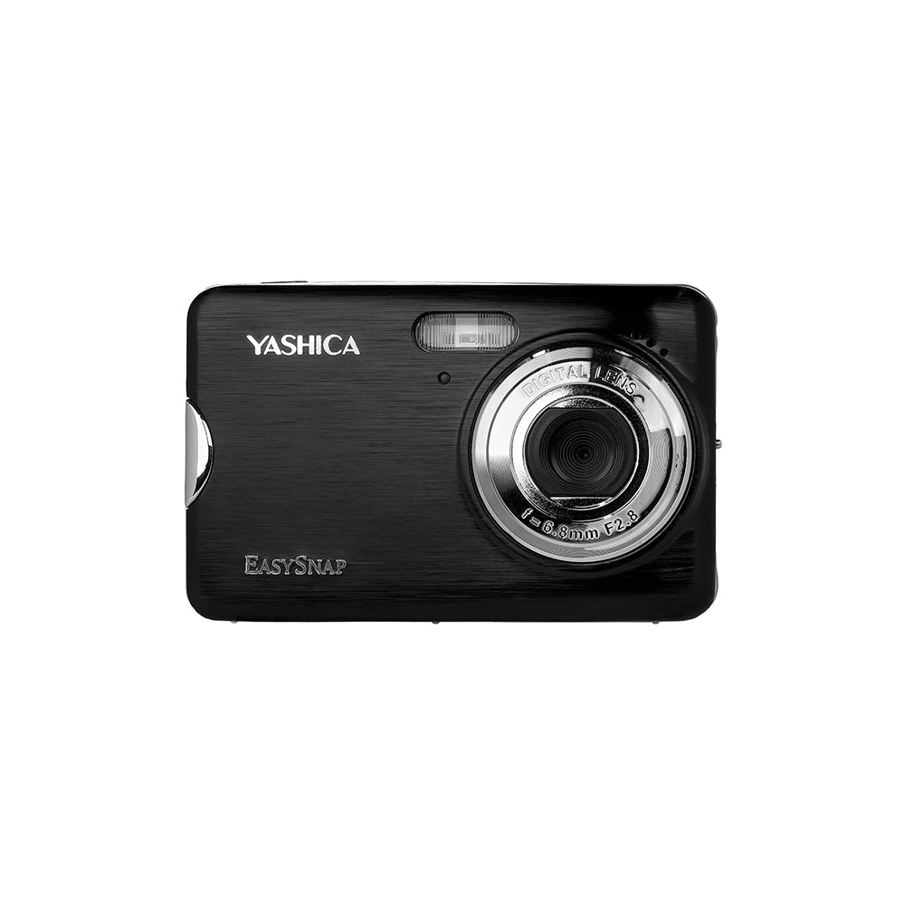 Yashica EasySnap 30MP 1080P Digital Camera with 8x Digital Zoom, JPG / AVI Photo Video Format, USB Type-C Interface, 550mAh Battery, 2.4" Screen Display and Micro SD Card Slot for Point & Shoot Photography | Silver, Black