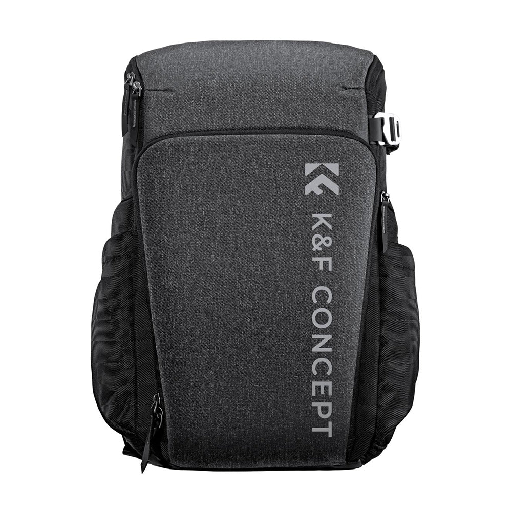 K&F Concept Camera Alpha Backpack Air 25L  with 16" Computer Compartment, Top & Side Access, Internal Support Fibers Bars and Raincover for Videography & Photography (Yellow, Grey, Black) | KF13-128 KF13-128V3 KF13-128V4