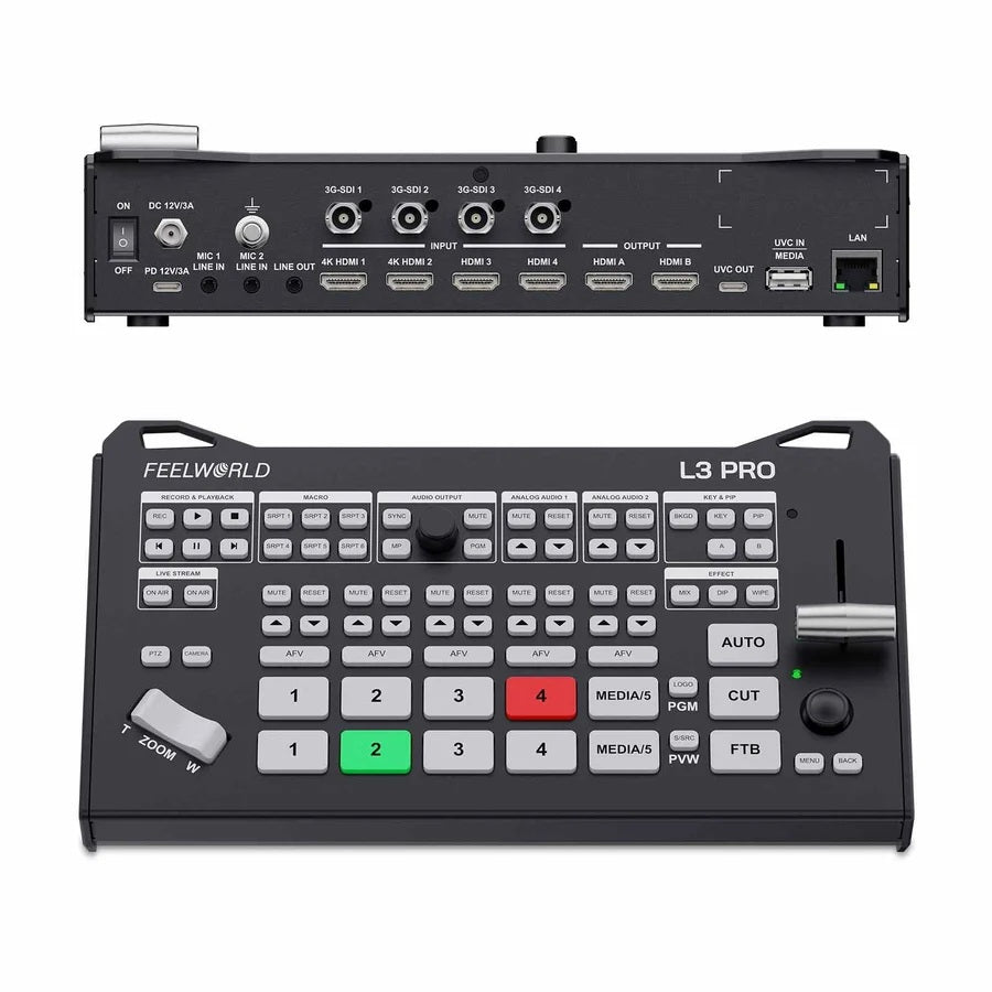FEELWORLD L3 PRO Multi Camera Video Switcher Mixer