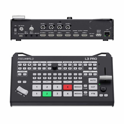 FEELWORLD L3 PRO Multi Camera Video Switcher Mixer