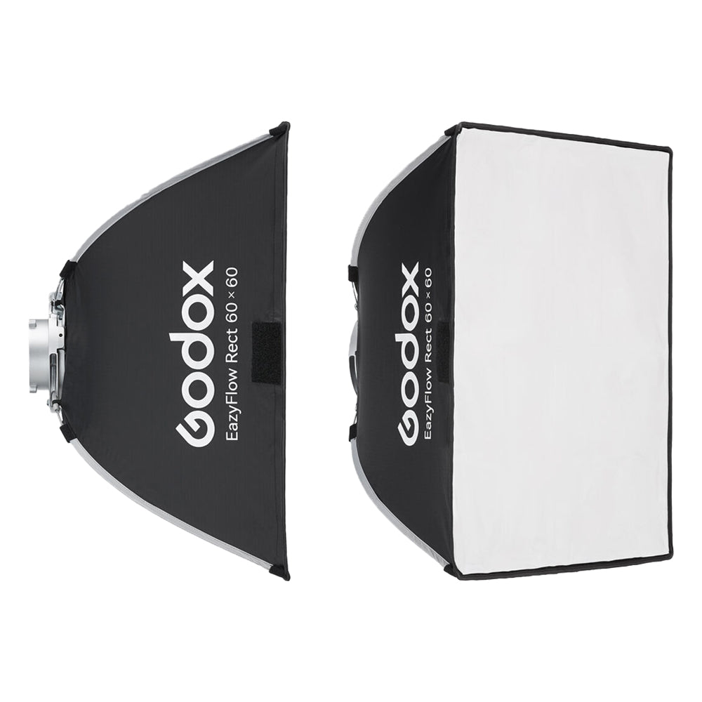 Godox EazyFlow Foldable Softbox with Interchangeable Mount, Bowens Speed Ring, Diffusers, and Grid