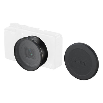 SmallRig Lens Hood w/ UV Filter & Protective Cap for Ricoh GR IV Digital Camera