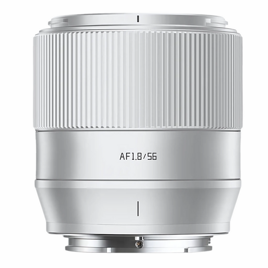 TTArtisan 56mm F/1.8 STM AF Autofocus APS-C Format Sony E | Nikon Z | Fujifilm X Mount Portrait Prime Lens Large Aperture with Agile Eye Detection, ED Glass and Ultra Low Dispersion 2-High Index Optics and USB Type-C Port | Silver