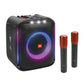 JBL PartyBox Encore Bluetooth Speaker with 2-Person Wireless Microphones - 100W RMS Portable Party Speaker with Dynamic Light Show, Splashproof Design & Speaker Pairing for Karaoke & Music Playing