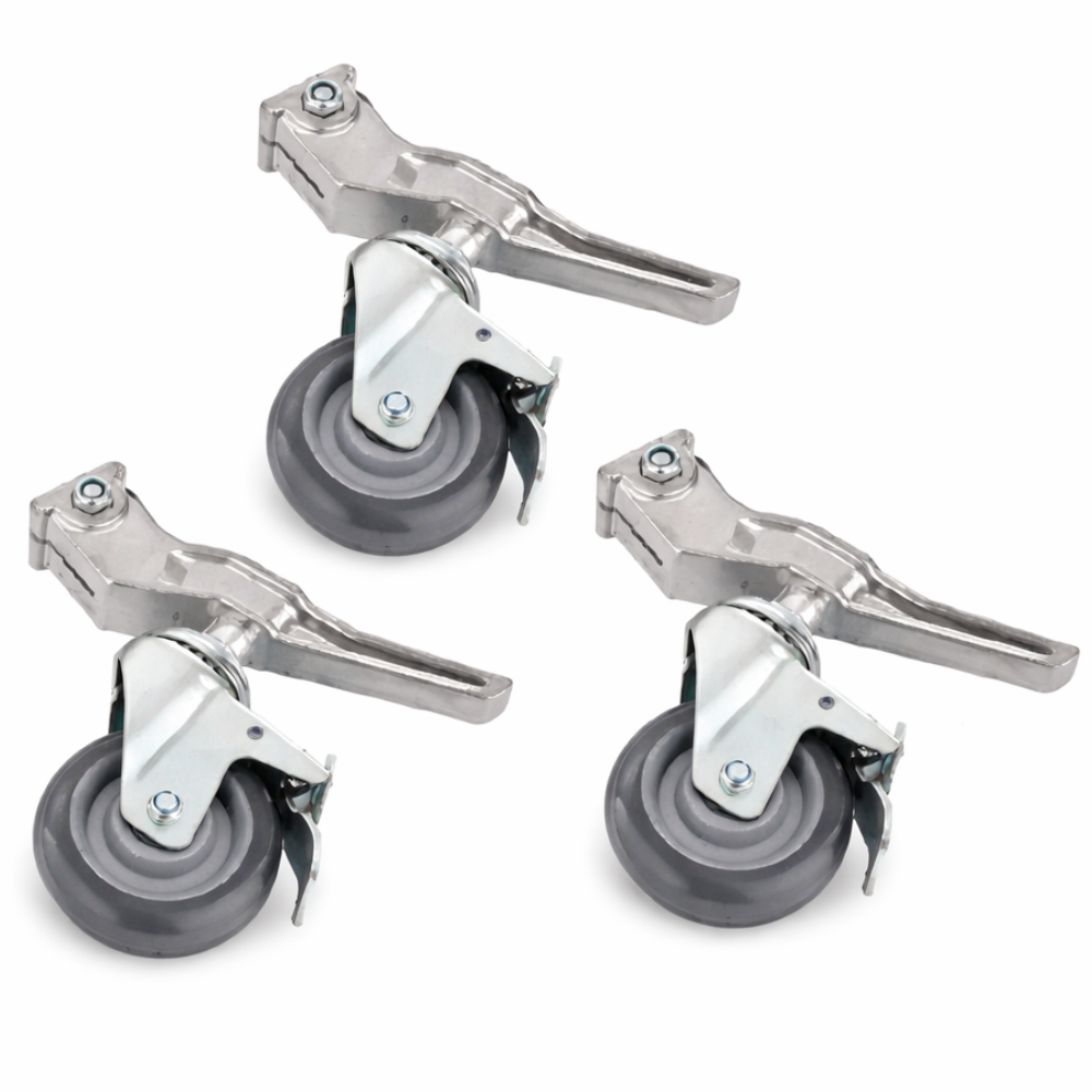 MEKING 3pcs Locking Caster Wheel Set for Combo Stand | M11-036B