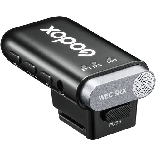 Godox WEC-S 2-Person Wireless Mic (2TX + 1RX) with Multi-Interface Shoe for Sony Cameras, Charging Case, Digital & Alog Audio Mode, Built-In Microphone On Receiver, Clip-On Transmitters, 8+21 Hours Battery Life for Vlogging & Streaming