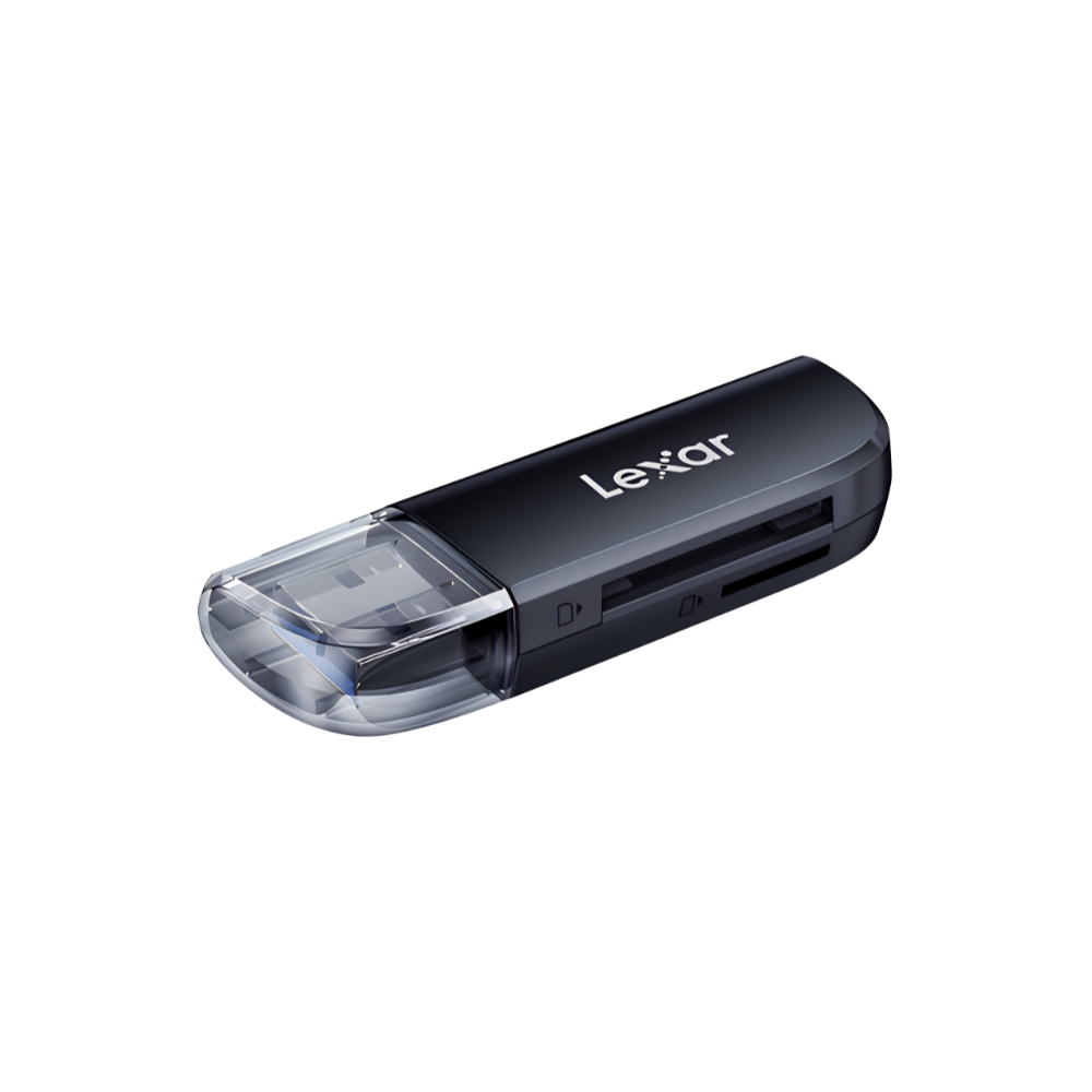Lexar RW300 Dual-Slot USB-A Card Reader, USB 3.2 Gen 1 Up to 104MB/s Transfer Speed, SD & microSD Slot