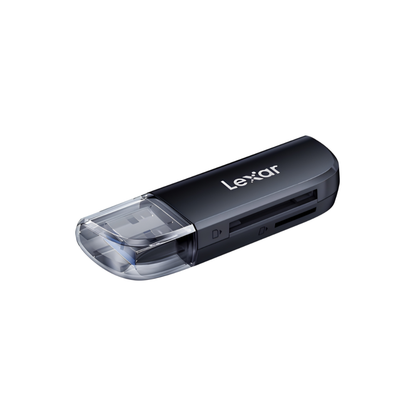 Lexar RW300 Dual-Slot USB-A Card Reader, USB 3.2 Gen 1 Up to 104MB/s Transfer Speed, SD & microSD Slot