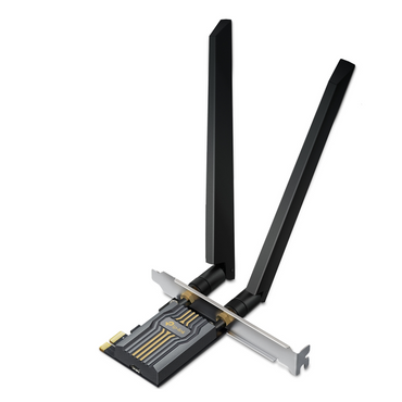 TP-Link Archer TBE400E / TBE550E / TBE552E WIFI 7 Bluetooth 5.4 Wireless PCIe Adapter with Tri Band 6GHz, 5Ghz, 2.4GHz Speeds, WPA3 Security Protocol, OFDMA, MU-MIMO Support and Low Profile Brackets for Internet and Networking