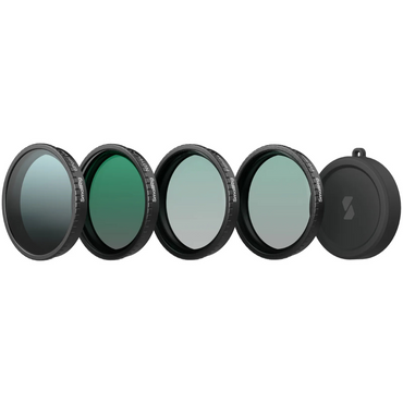 SmallRig Filter Kit for DJI Osmo Action 5 Pro / Action 4 Cameras CPL, ND8 / ND16 / ND32, Black Mist, Star-Cross & Film Simulation Filters with High-Alumina Glass, Multi-Layer Coating, Snap-On Design & Silicone Lens Cover | 5411 | 5412