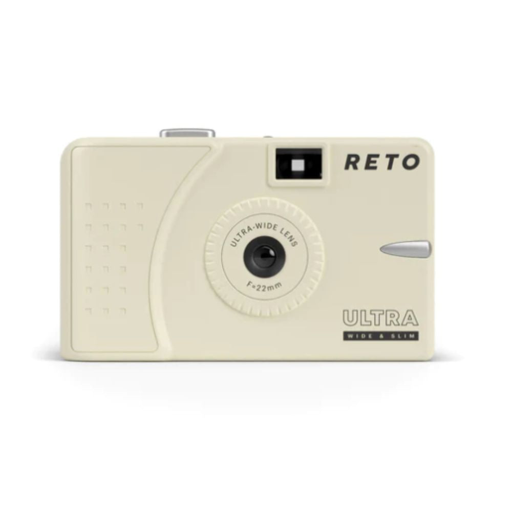 RETO Ultra Wide & Slim Film Camera with 22mm Ultra-Wide-Angle Lens, 135 35mm Film Format, Point and Shoot for Photography | Pastel Pink