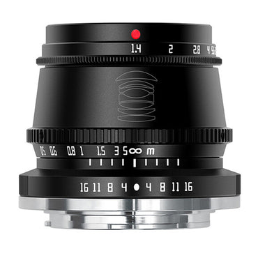 TTArtisan 35mm F/1.4 APS-C Format Sony E Mount Prime Lens Large Aperture Sonr Optical Design Full Metal Body, MF Manual Focus, 11" Focus Distance, Clicked Aperture Ring for Smooth Bokeh & Low Light Photography | Black, Silver