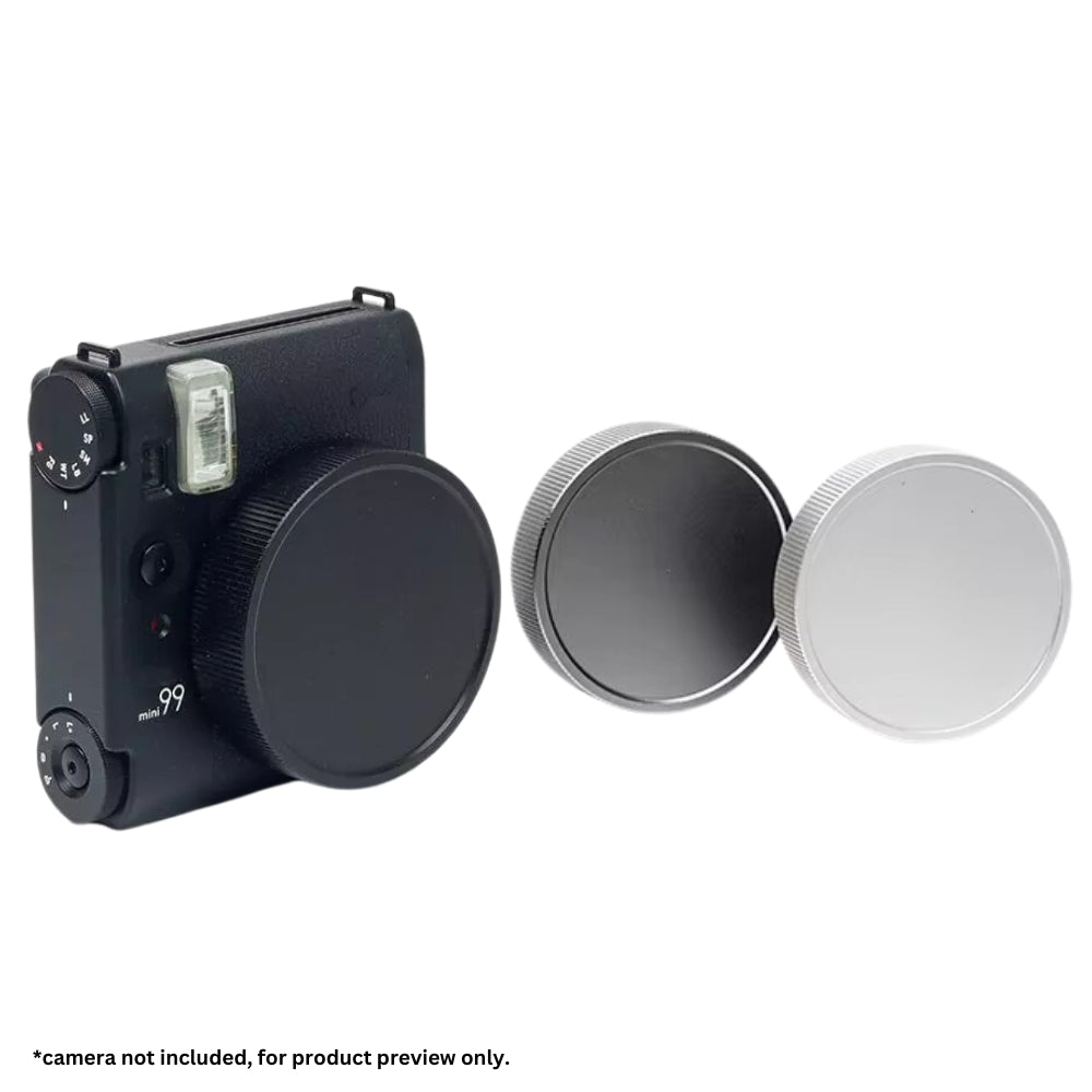 Pikxi Aluminum Protective Lens Cap for FUJIFILM Instax Mini 99 Instant Film Camera - Available in Black, Gray, and Silver Colors