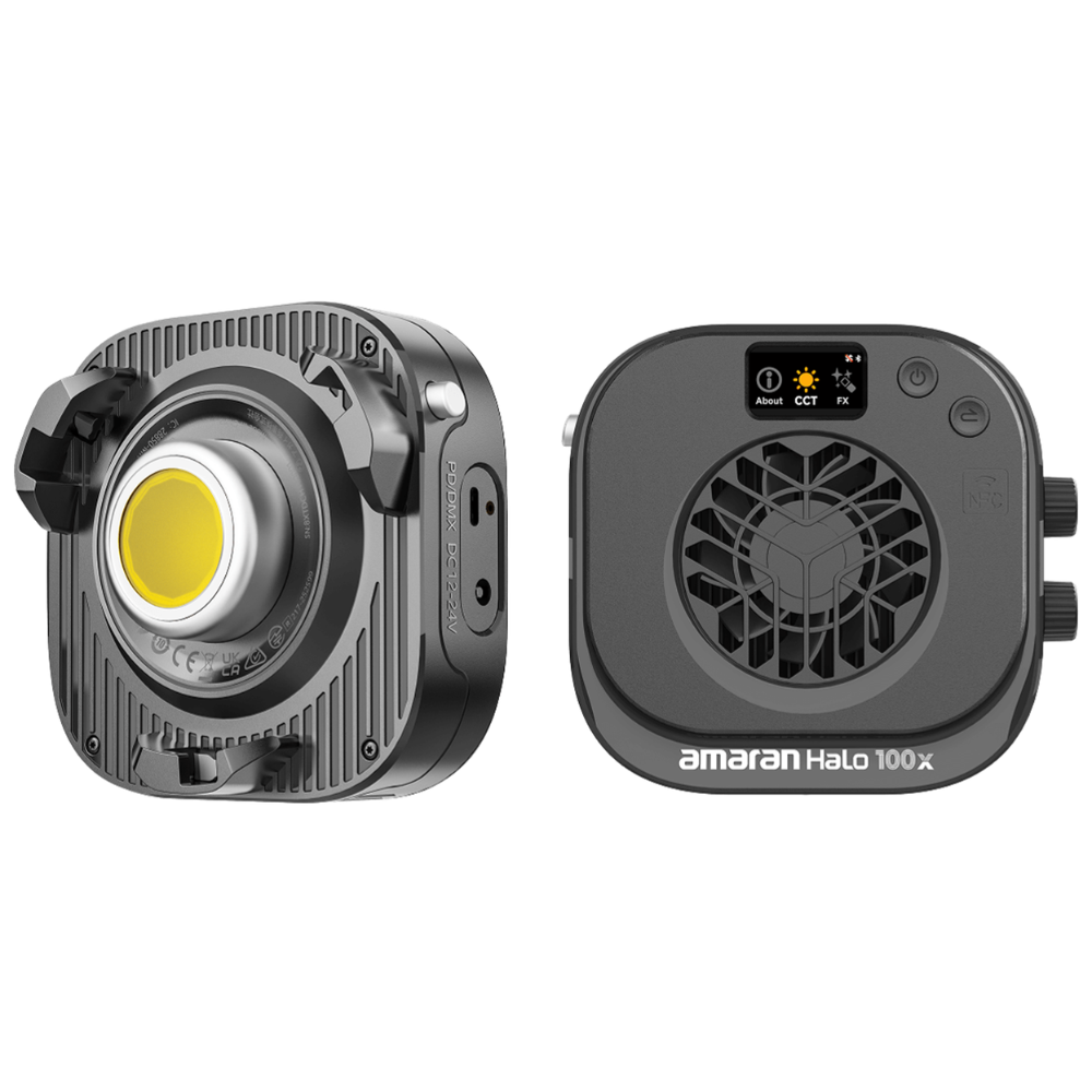 Amaran by Aputure HALO 100x 200x 300x Bi-Color COB LED Monolight 262ft Max Wireless Range 9 Effect Presets