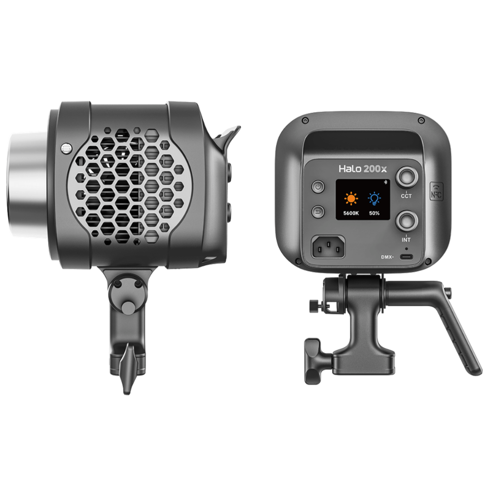 Amaran by Aputure HALO 100x 200x 300x Bi-Color COB LED Monolight 262ft Max Wireless Range 9 Effect Presets
