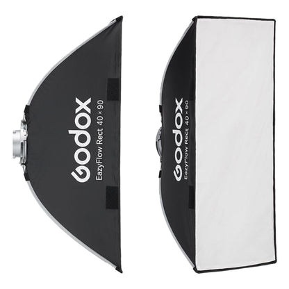 Godox EazyFlow Foldable Softbox with Interchangeable Mount, Bowens Speed Ring, Diffusers, and Grid