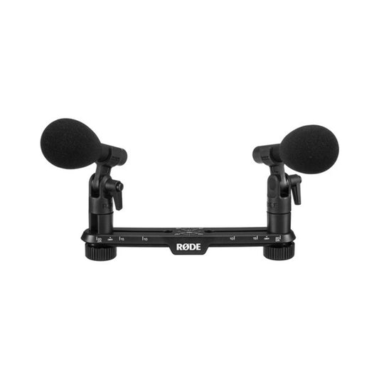 RODE TF-5 Premium Small Diaphragm Condenser Microphones (Matched Pair) with Stereo Mount, Mic Clips, and Windscreens - Cardioid Polar Pattern, Ultra-low Noise, Flat Frequency Response, and Detailed Audio for Music Recording and Production