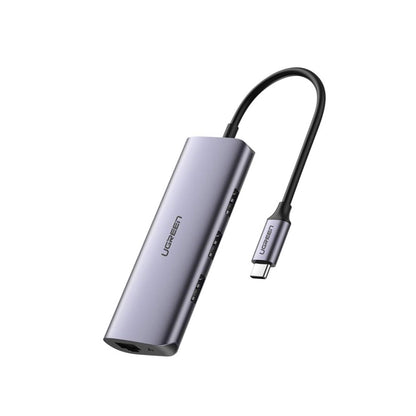 UGREEN 4-Port USB 3.0 Type C Ethernet Adapter Hub for MacBook, iMac, PC, Desktop Computer, Laptop, Phone, Tablet, etc. - Supports Windows, MacOS, Linux, Chrome OS, Android | 60718