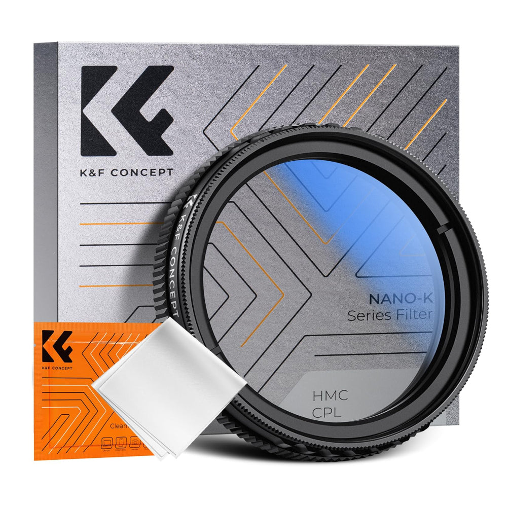 K&F Concept 40mm Ultra Slim CPL Circular Polarizer Lens Filter for Vantrue E1 E2 E3 E1 Lite; S1 Pro; N4 Pro; N5 Car Dash Camera