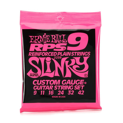 Ernie Ball 6-String Super Slinky RPS Nickle Wound Electric Guitar Strings (6 String Full Set) .009, .011, .016, .024, .032, .042 - Musical Instruments and Accessories | 2239 RPS9