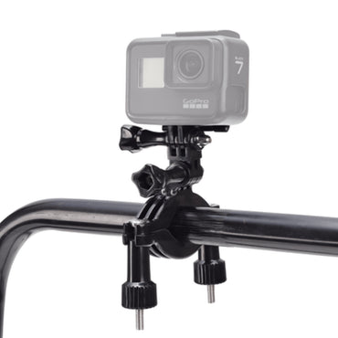 GoPro Roll Bar / Handlebar + Seatpost Clamp Mount for Pipe or Pole with 3 Way Pivot Arm and Protective Liners for GOPRO Action Cameras | GRBM30, GRH30