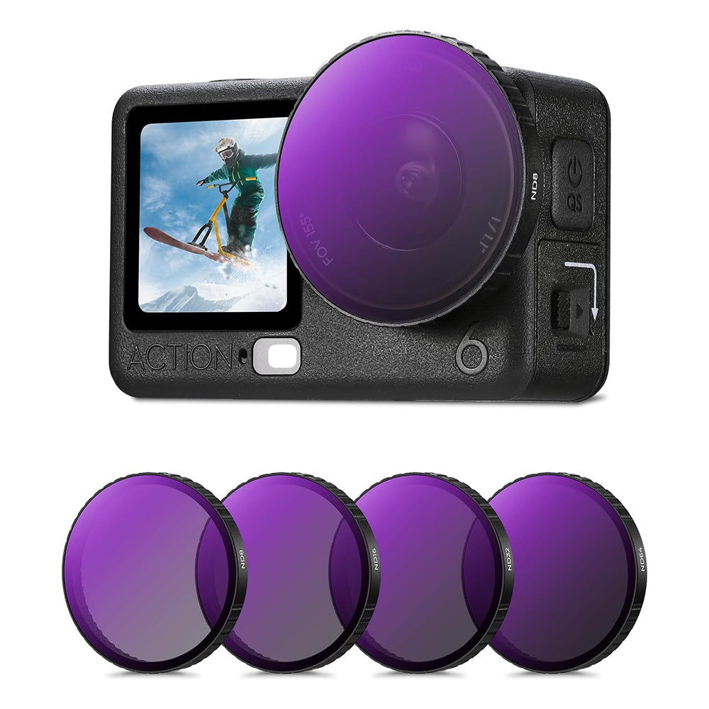 K&F Concept Snap-On Filter Set for DJI Osmo Action 6