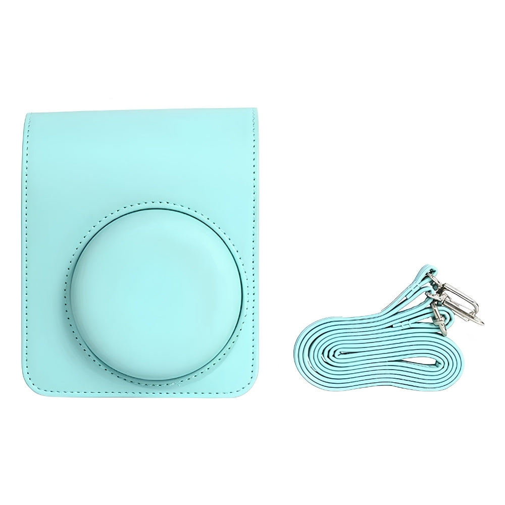 Pikxi Instax Mini 13 Camera Bag PU Leather Protective Case with Adjustable Shoulder Strap | BMS13