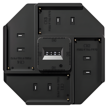 ZITAY High-Power NP-F Fast Quad Charger Kit