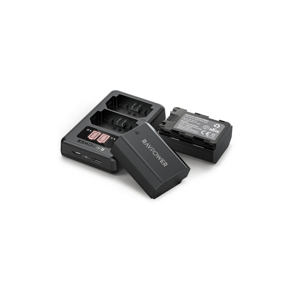 Np Fz100 A7r Battery RAVPower (2-Pack) NP-FZ100 NPFZ100 Battery