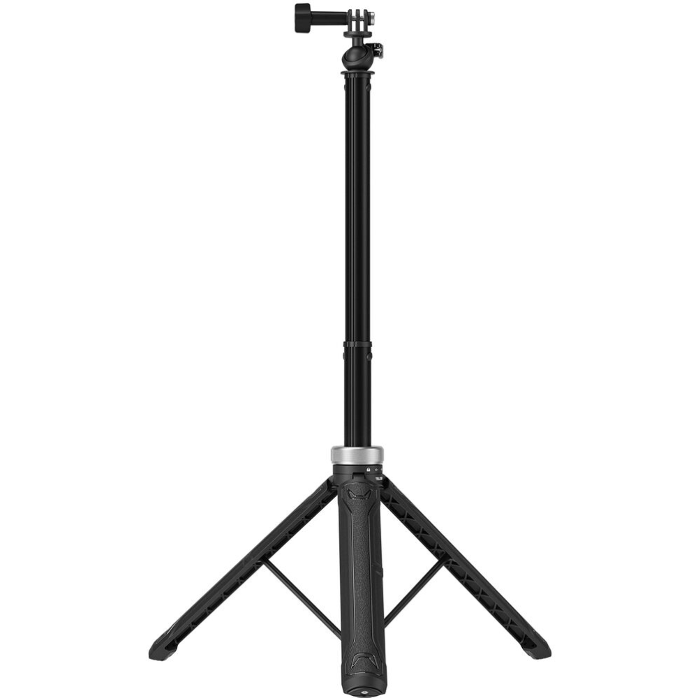 TELESIN Action Camera Tripod Selfie Stick 4 Section 360° Ball Head with Max 1.5m Height