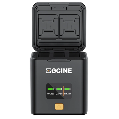 ZGCINE PS-OM3 Triple Bay Charging Case for DJI OSMO Action 3 / 4 / 5 Pro / 6 and Osmo360 Batteries