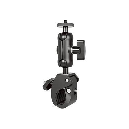 SJCAM Action Camera Motorcycle / Bike Handlebar C-Clamp Mount 360° Aluminum with ABS