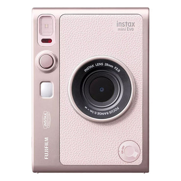 FUJIFILM Instax Mini Evo Hybrid Instant Film Camera with Built-In Mini Instant Film Direct Printer, Save Printed Images, 10 Lens Effects & 10 Film Effects, Bluetooth 4.2 (BLACK, BROWN)