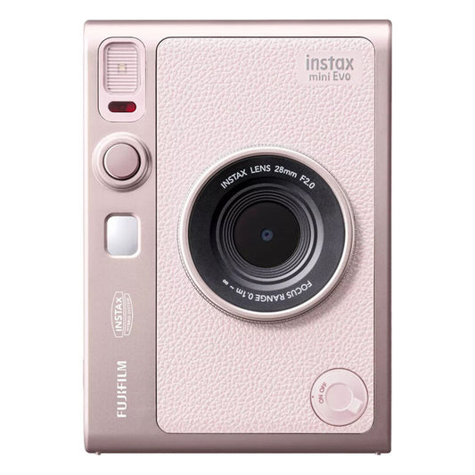 FUJIFILM Instax Mini Evo Hybrid Instant Film Camera with Built-In Mini Instant Film Direct Printer, Save Printed Images, 10 Lens Effects & 10 Film Effects, Bluetooth 4.2 (BLACK, BROWN)