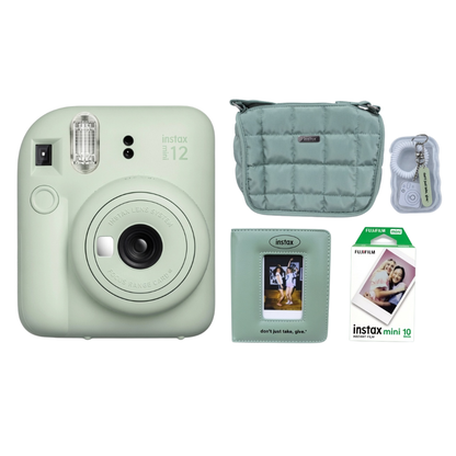 Fujifilm Instax Mini 12 MOKOMOKO Bundle Set Instant Camera Kit