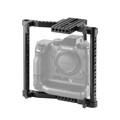 [CLEARANCE] SmallRig Lightweight VersaFrame Camera Cage with Aluminum Rod Easy Handheld Grip with 1/4"-20 & 3/8"-16 Accessory Threads and Dual Short and Long Side Arms for Camcorder, DSLR Camera Support System 1750