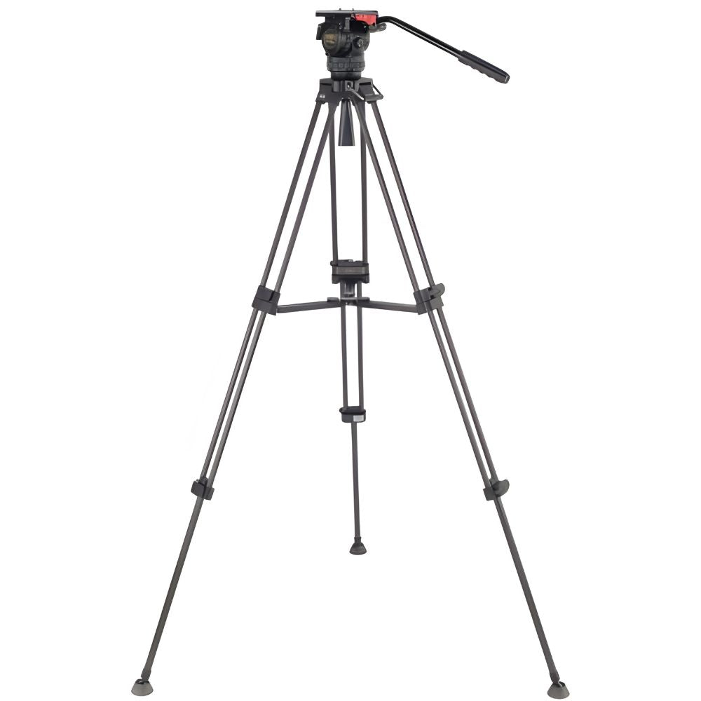Teris TSN6AL PLUS | TSN6CF PLUS TS-N6 Fluid Head Tripod System w/ 2-Stage Aluminum/Carbon Fiber Legs