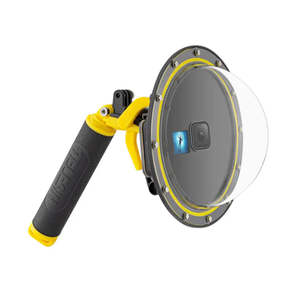TELESIN GoPro HERO 13 12 11 10 9 Underwater 6" Dome Housing Port Max 98ft Depth Rating for Action Cameras